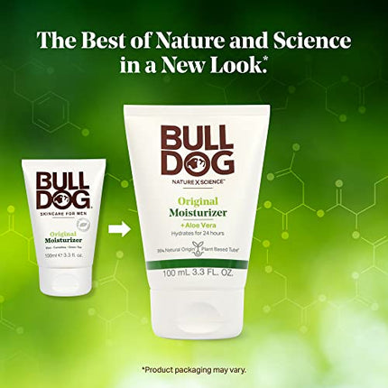 Bulldog Skincare and Grooming For Men Original Face Moisturizer, 3.3 Ounce