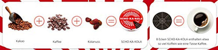 Buy Milk Chocolate SCHO-KA-KOLA with natural Caffeine from Cocoa, Cola-Nut-Powder and Coffee 6 tins x 100 g/Germany India