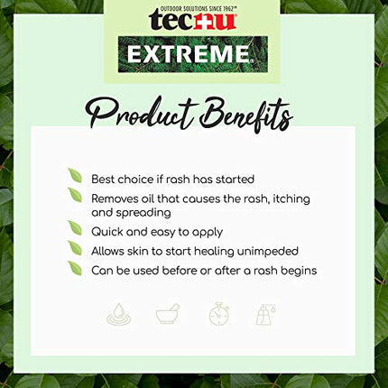 Tecnu Extreme Poison Ivy and Oak Scrub, Removes Poisonous Plant Oils That Cause Rash and Itching, 4 Ounces