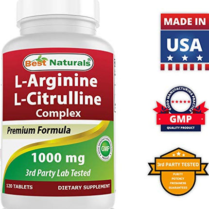 Best Naturals Arginine Citruline Complex 1000 Mg 120 Tablets in India