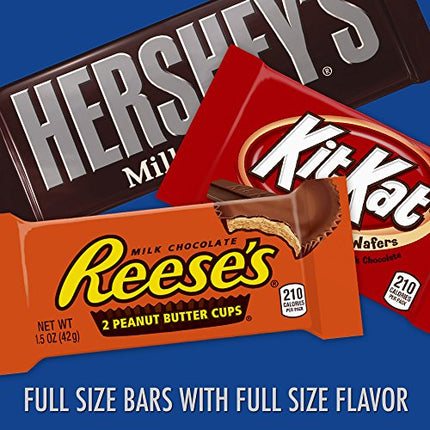 Buy HERSHEY'S Chocolate Candy Bar , 30 Count Crunchy Variety (HERSHEY'S, KIT KAT, REESE'S, and REESE'S Crispy Crunch) India