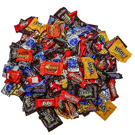(5.6 LB) Bulk Chocolate Candy Variety Pack - Mixed Chocolate Candy Assortment - Candy Chocolate Variety Pack - Mixed Candy Box - Variety Mixed Chocolate Candy Assortment Bag - Fun Size Candy Bars, Mini Chocolates in India
