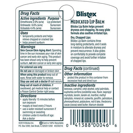 Blistex Medicated Lip Balm, 0.15 Ounce (Pack of 3) in India