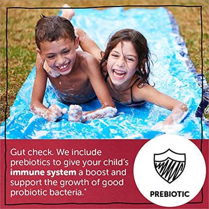 SmartyPants Kids Probiotic Immunity Gummies: Prebiotics & Probiotics for Immune Support & Digestive Comfort, Strawberry Crème Flavor, 60 Gummy Vitamins, 30 Day Supply, No Refrigeration Required in India