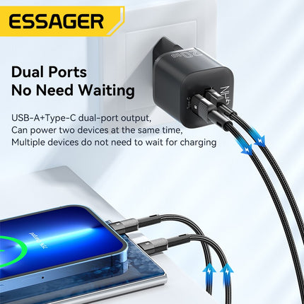 Essager Dual Port USB-C Fast Charger